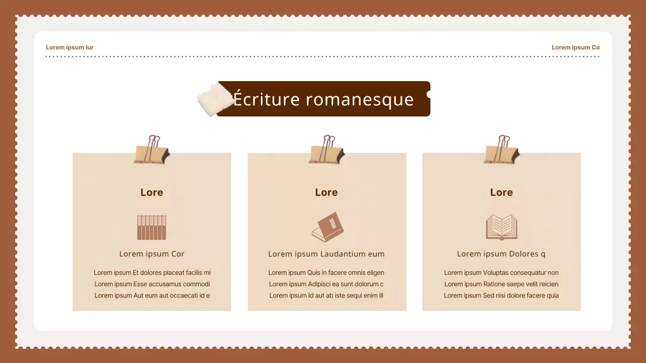 Brown Vintage Simple Stamps National Language Teaching Resources