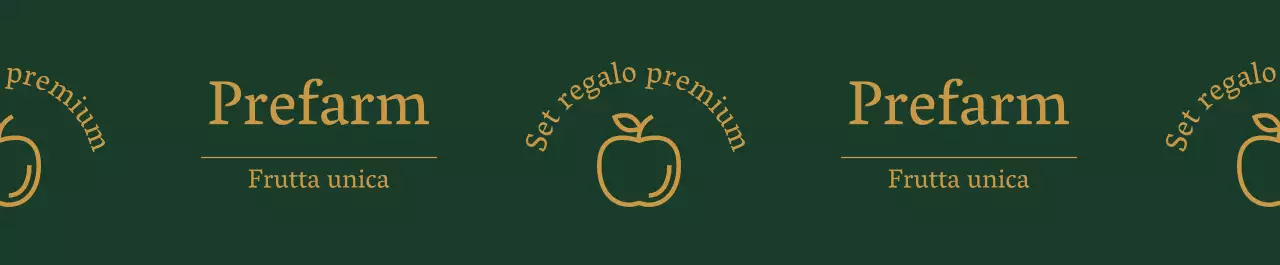 Modello di logo di fattoria in stile semplice in verde scuro e ocra