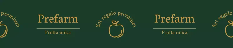 Modello di logo di fattoria in stile semplice in verde scuro e ocra