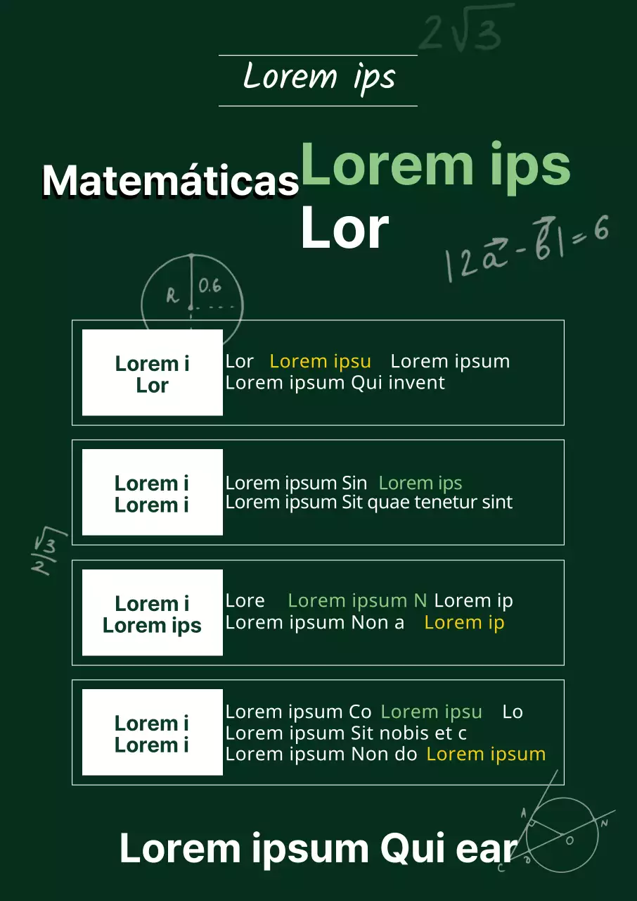 Contratación en la Escuela Verde de Matemáticas