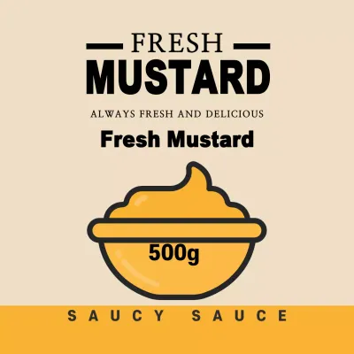 Beige Simple Mustard Advertisement Instagram Post