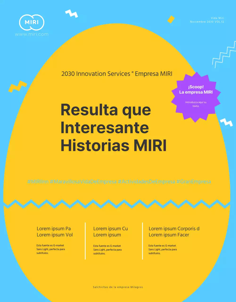 Boletín informativo sobre la cultura de empresa