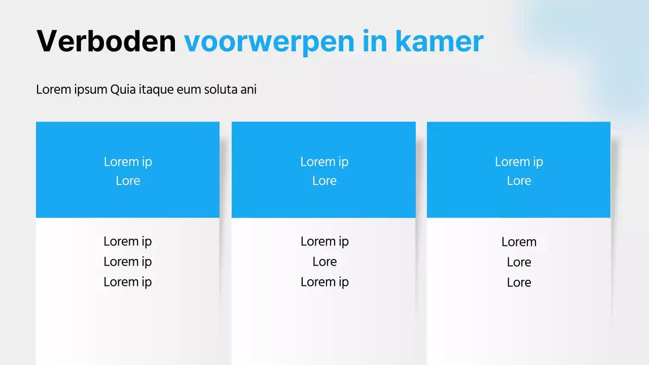 Een gids voor het ziekenhuisleven met blauwe kleuren, strakke lijnen en schaduwen