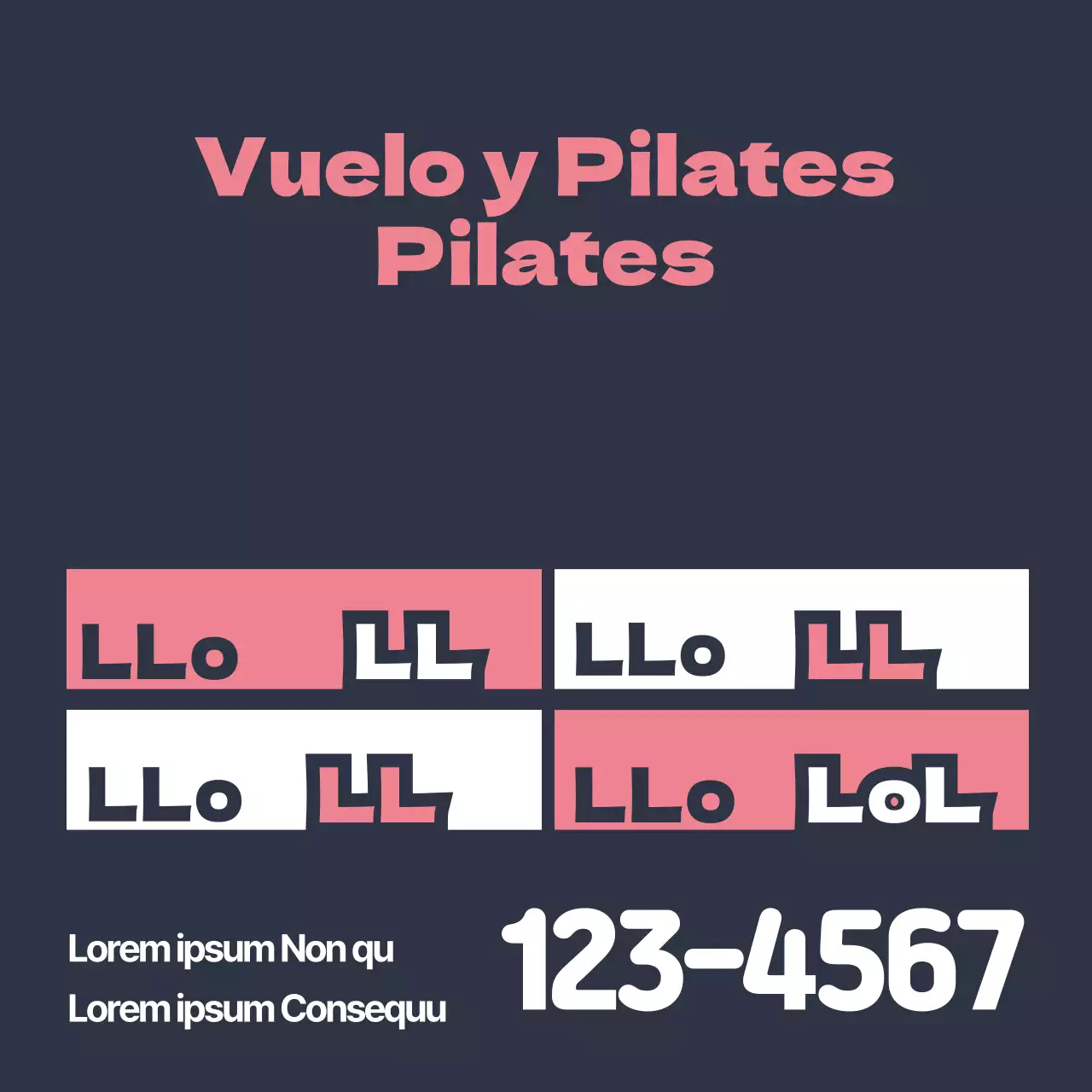 Pilates volador_pancarta cuadrada