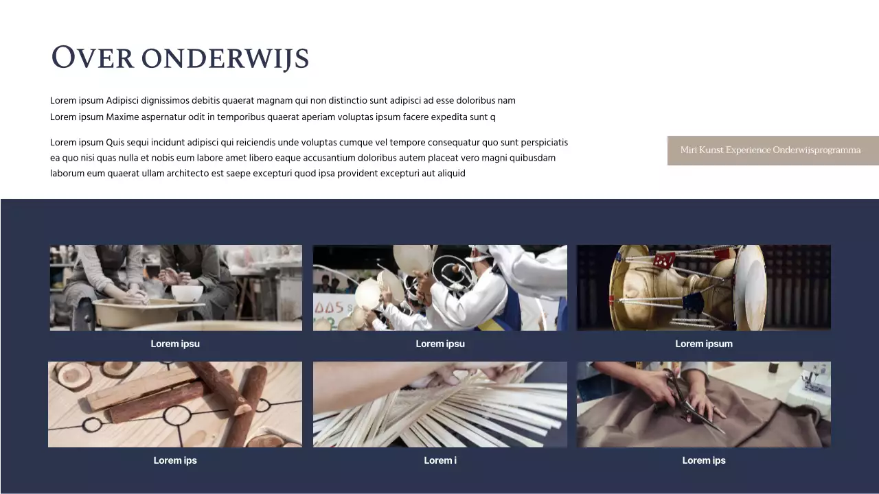 Een gids voor het tentoonstellen van keramiek in indigo en beige