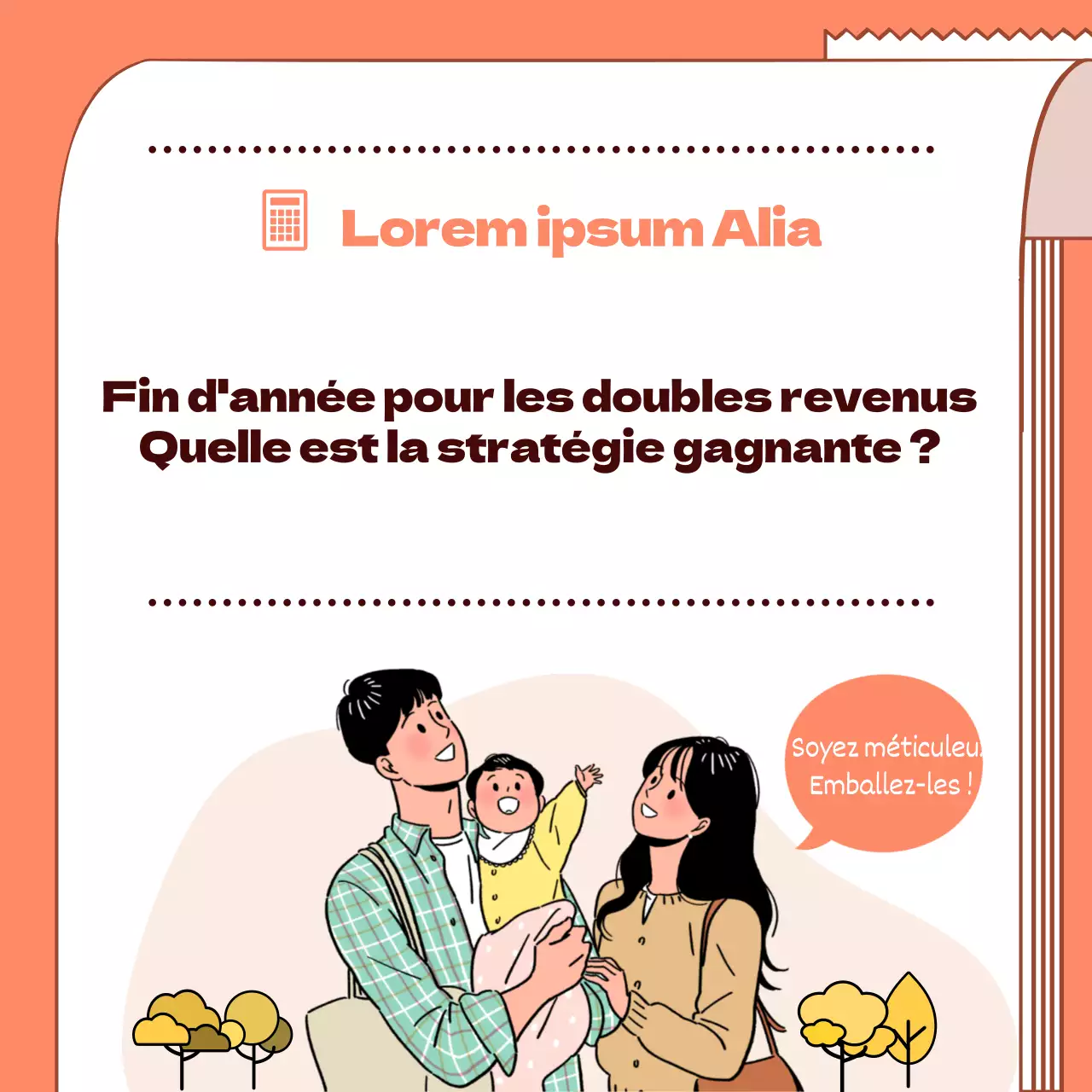 Un guide illustré des stratégies fiscales de fin d'année pour les couples à double revenu