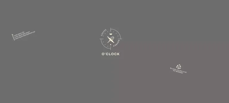 Gray clean icon bakery cafe