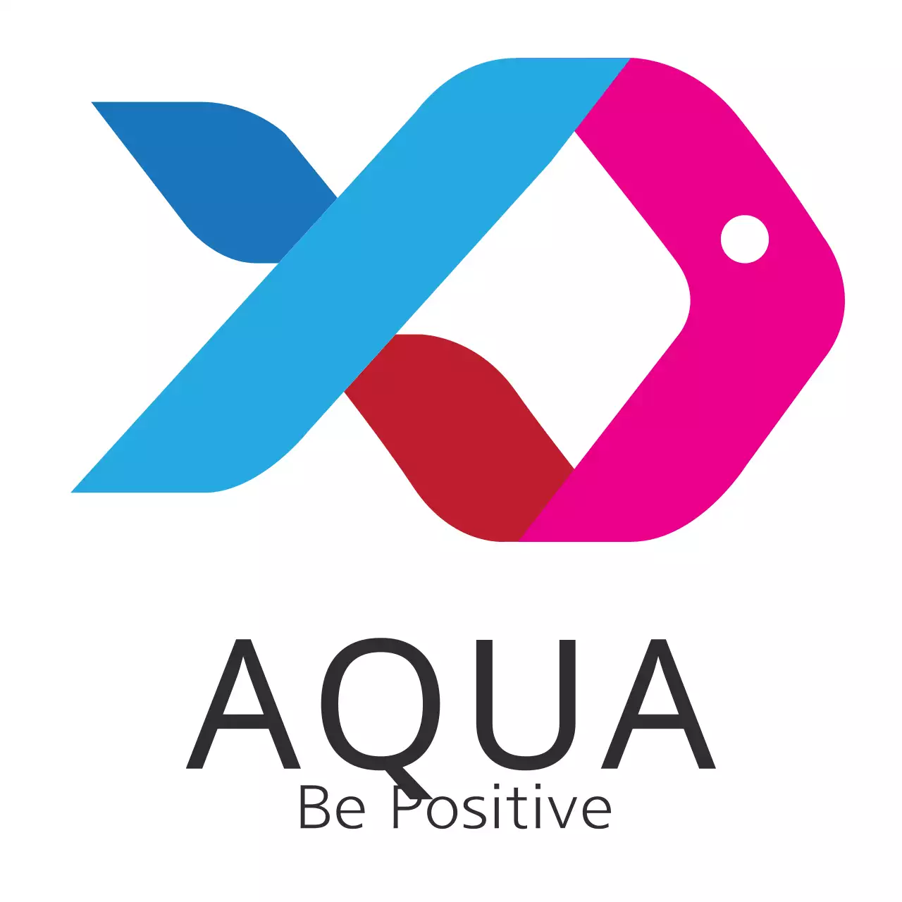 Blue Minimal Design Logo