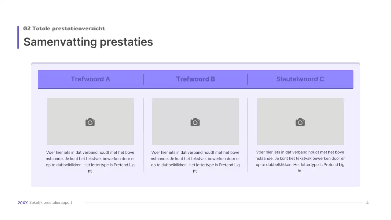 Paarse, driedimensionale UI-concept zakelijke presentatie kit