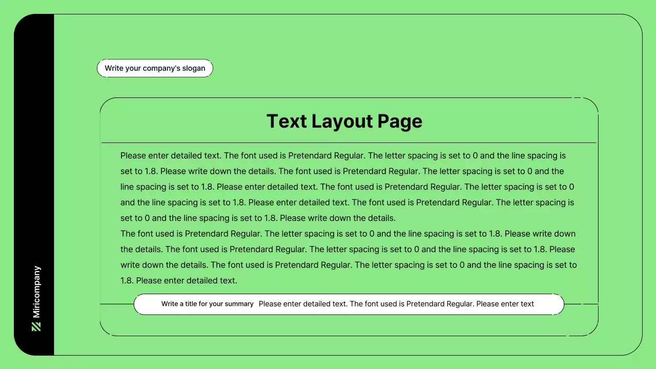 Business illustration with simple lines and green color