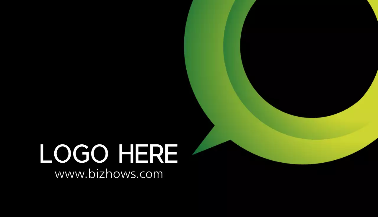 白黒 シンプル ビジネス 名刺