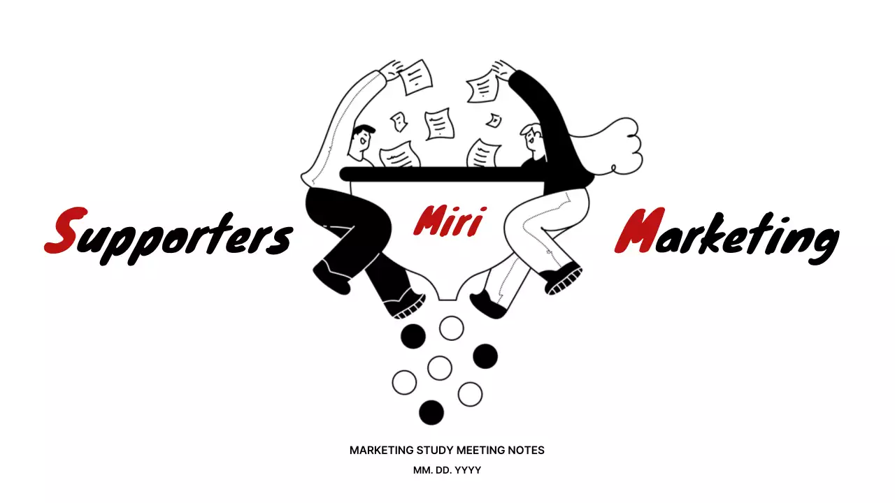 Black Minimal Marketing Guide Presentation