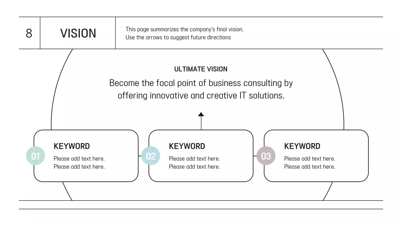 베이지 미니멀 비즈니스 플랜 프레젠테이션