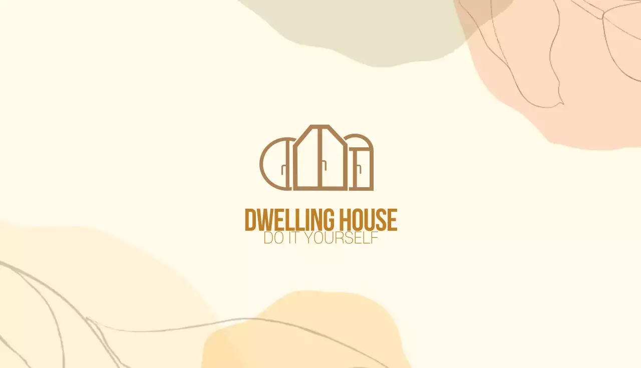 ベージュ シンプル デザイン 名刺