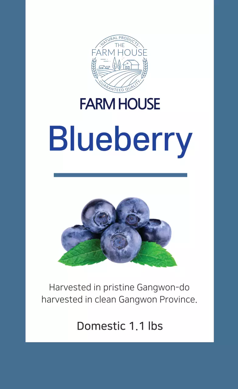 Nhãn nông sản việt quất