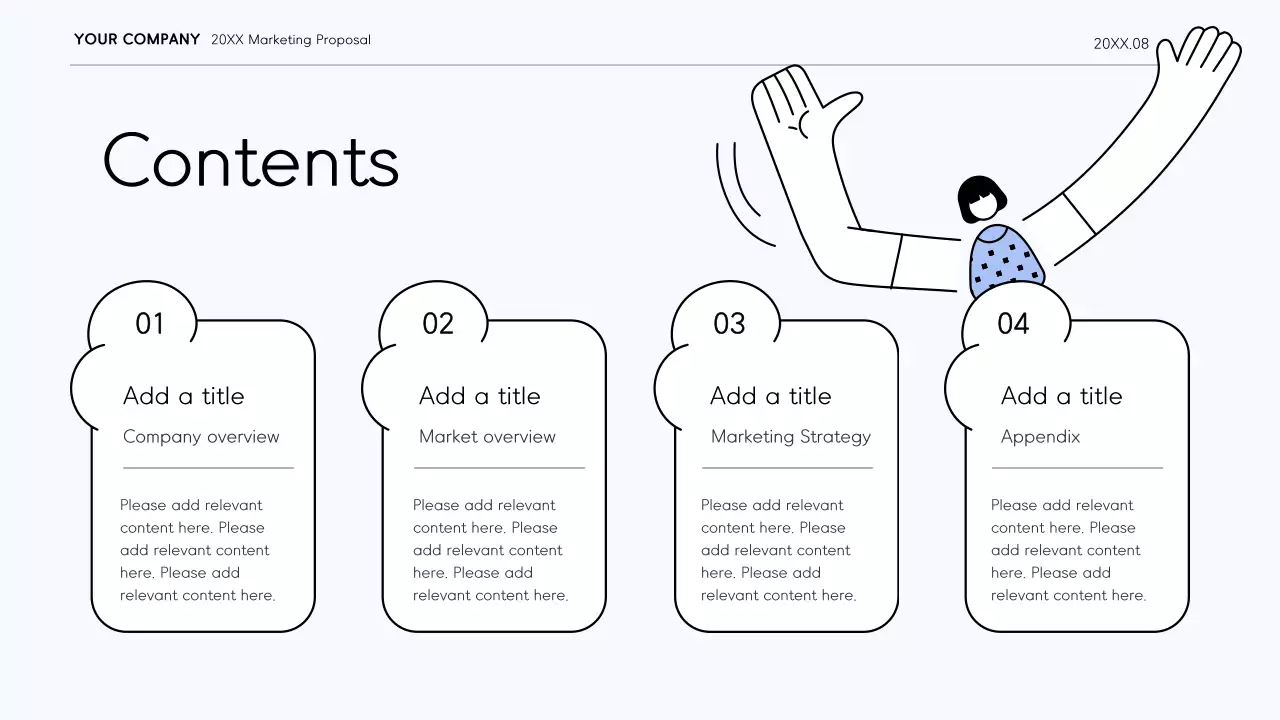 White Modern Marketing Plan Presentation