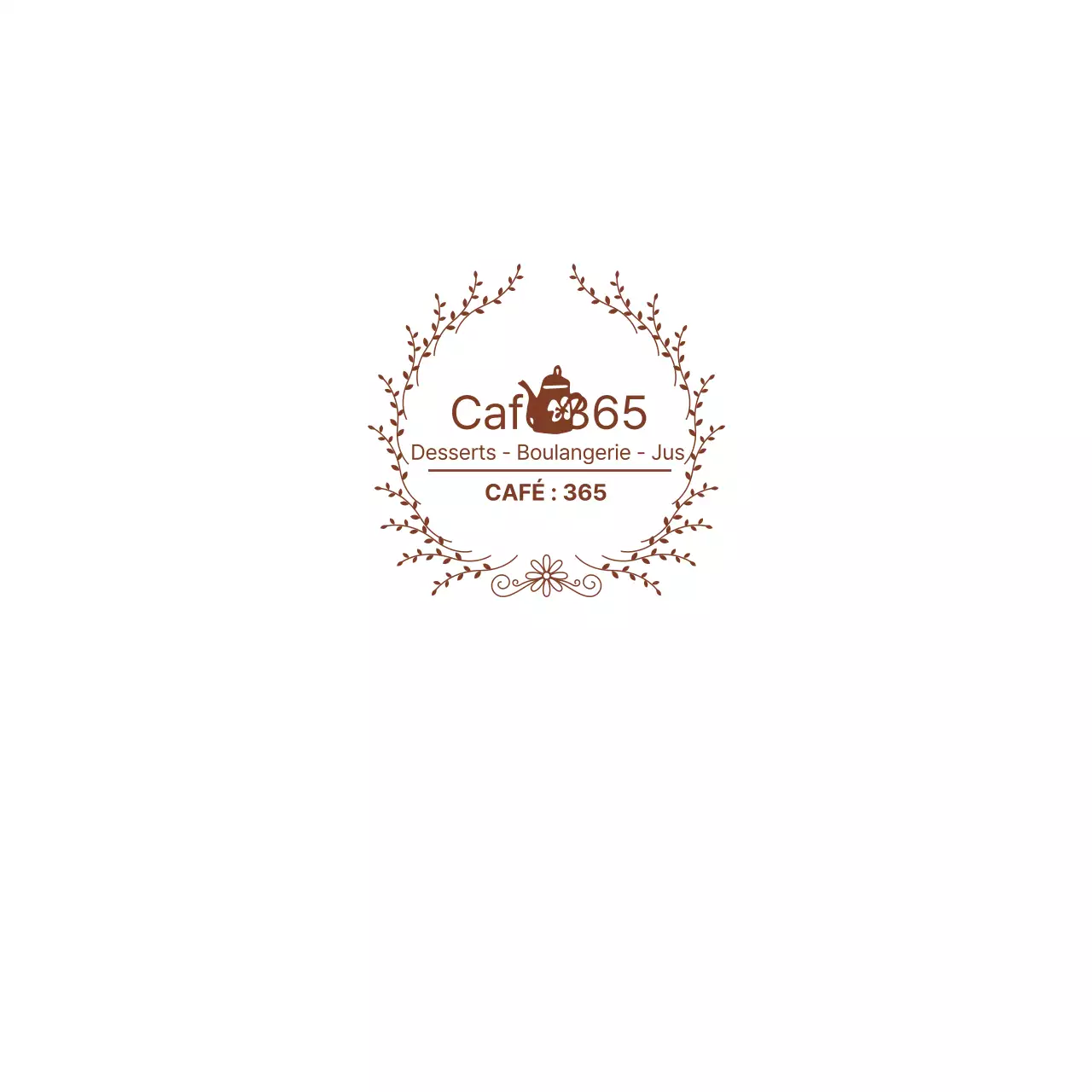 Serviettes de table Cafe365