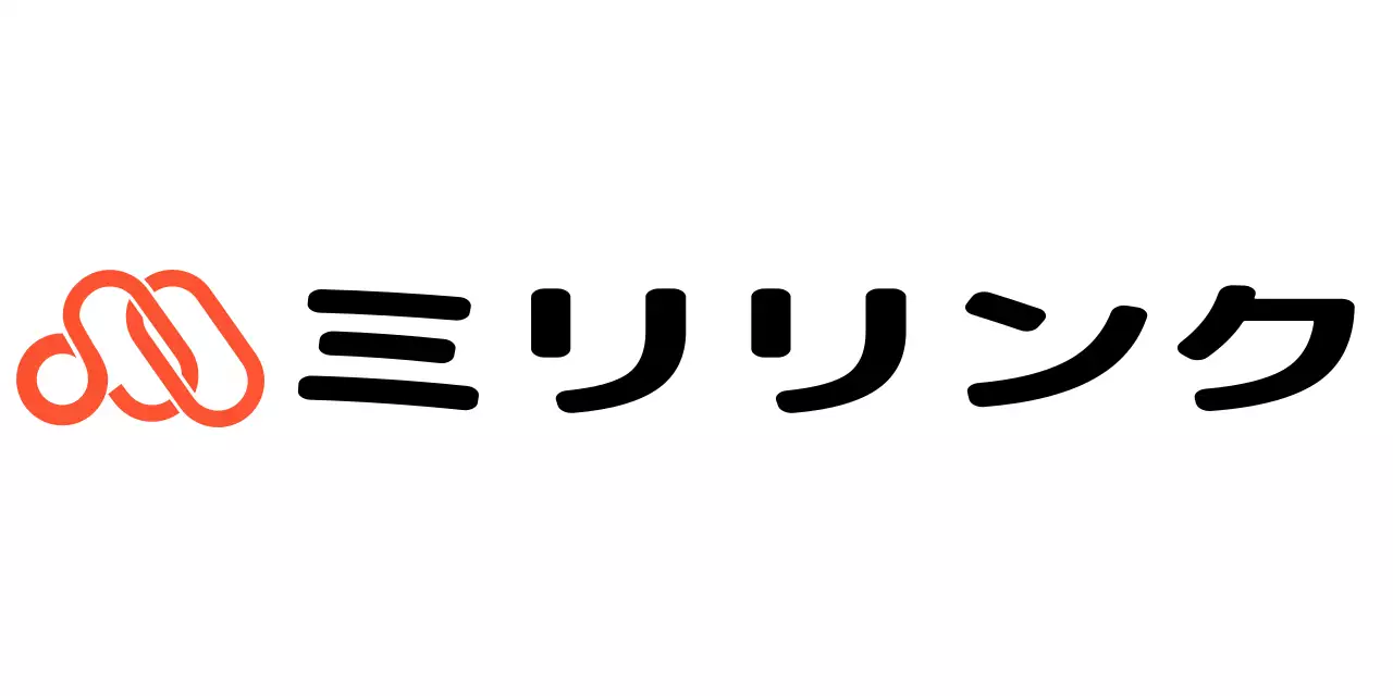 赤と黒のアルファベットを簡略化したラインイラストロゴの企業ロゴ。