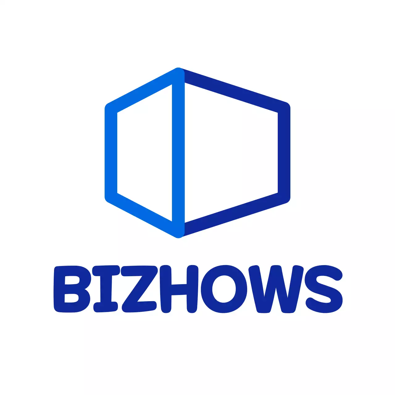 青 モダン デザイン ロゴ