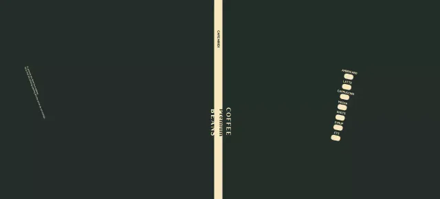 Black Simple Lines Cafe Checklist