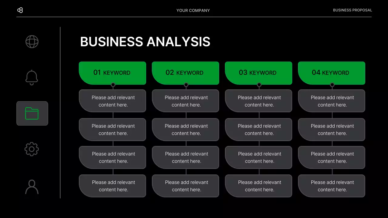 Black Modern Business Proposal Document Presentation