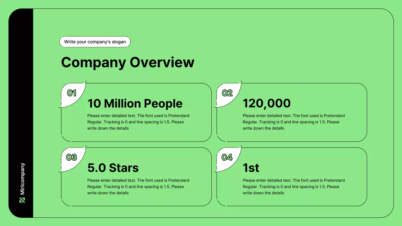 Business illustration with simple lines and green color
