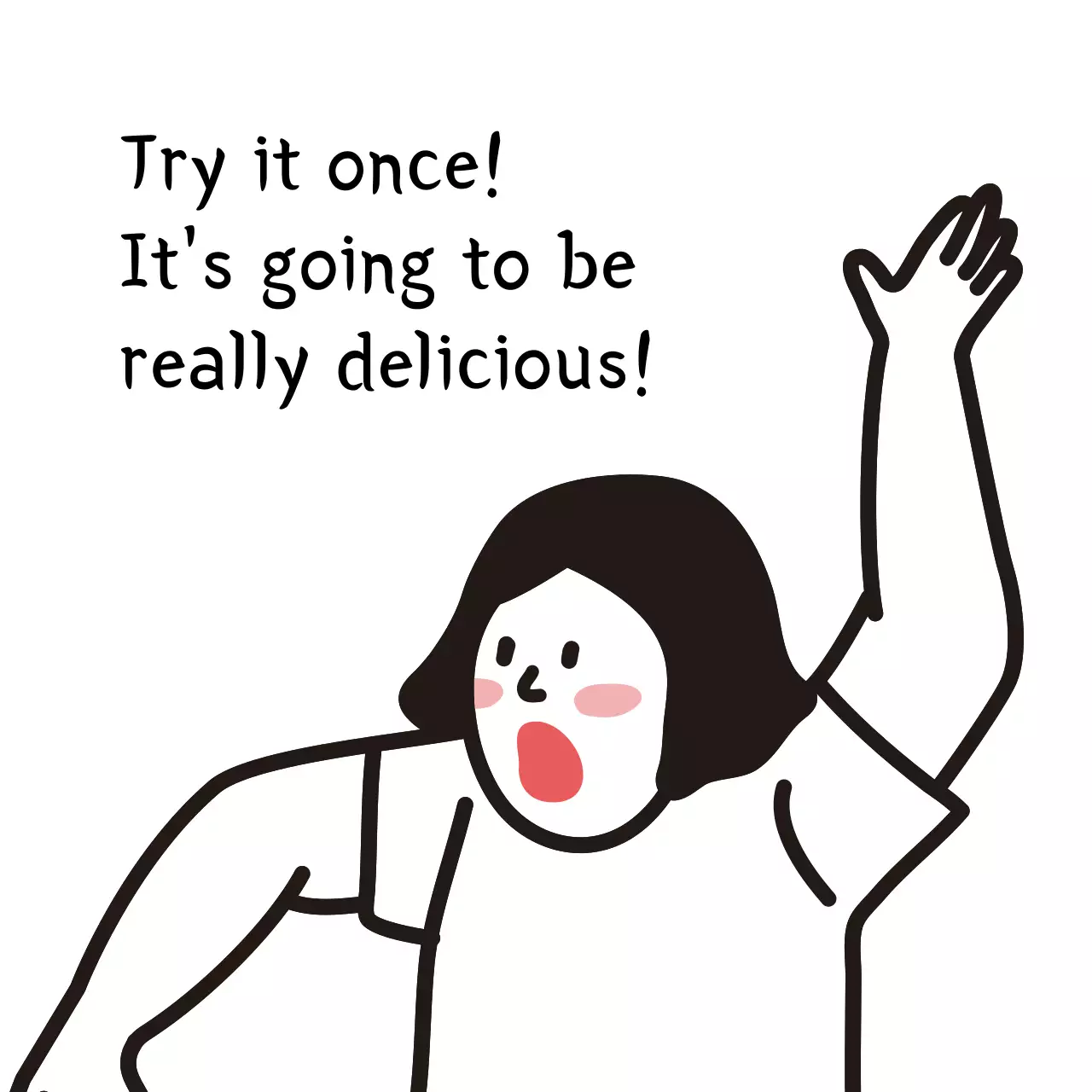 Black Simple Food Promotion Instagram Post