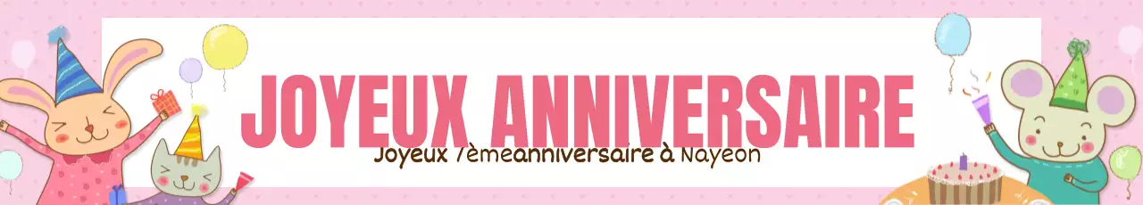Joyeux anniversaire