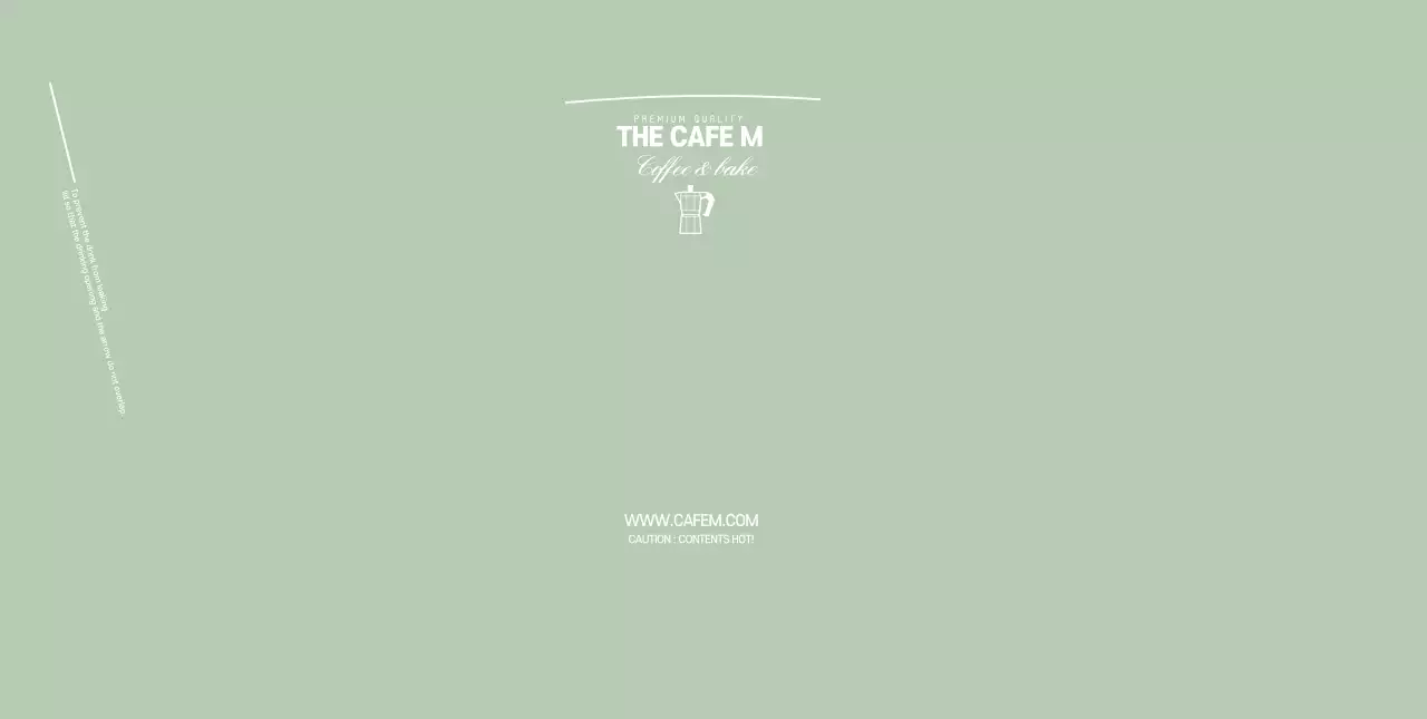 green illustration clean cafe