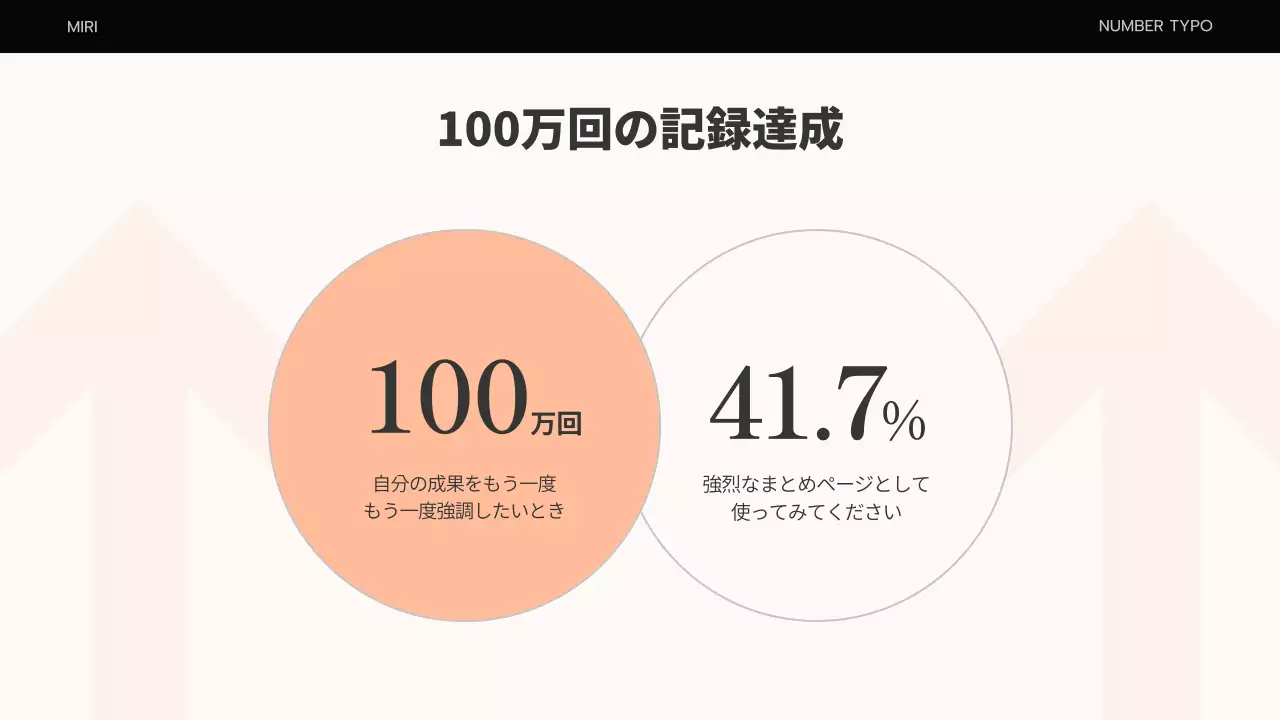 ベージュ モダン ビジネス プレゼンテーション