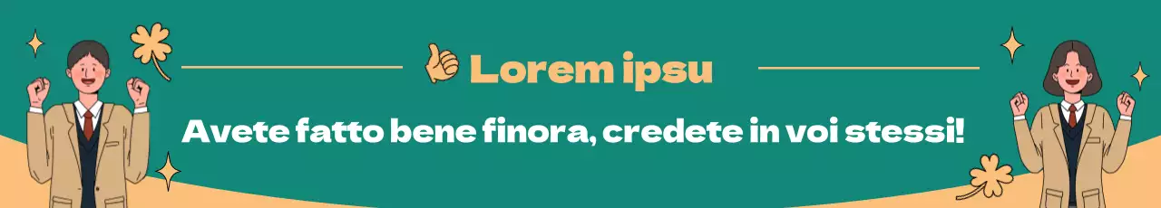 Striscione di incoraggiamento SAT back-to-school con illustrazione di studenti su sfondo turchese