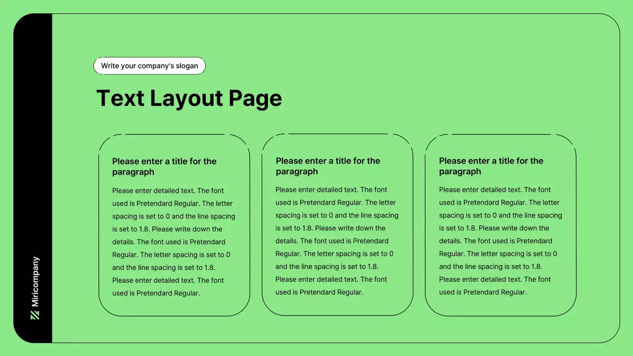 Business illustration with simple lines and green color