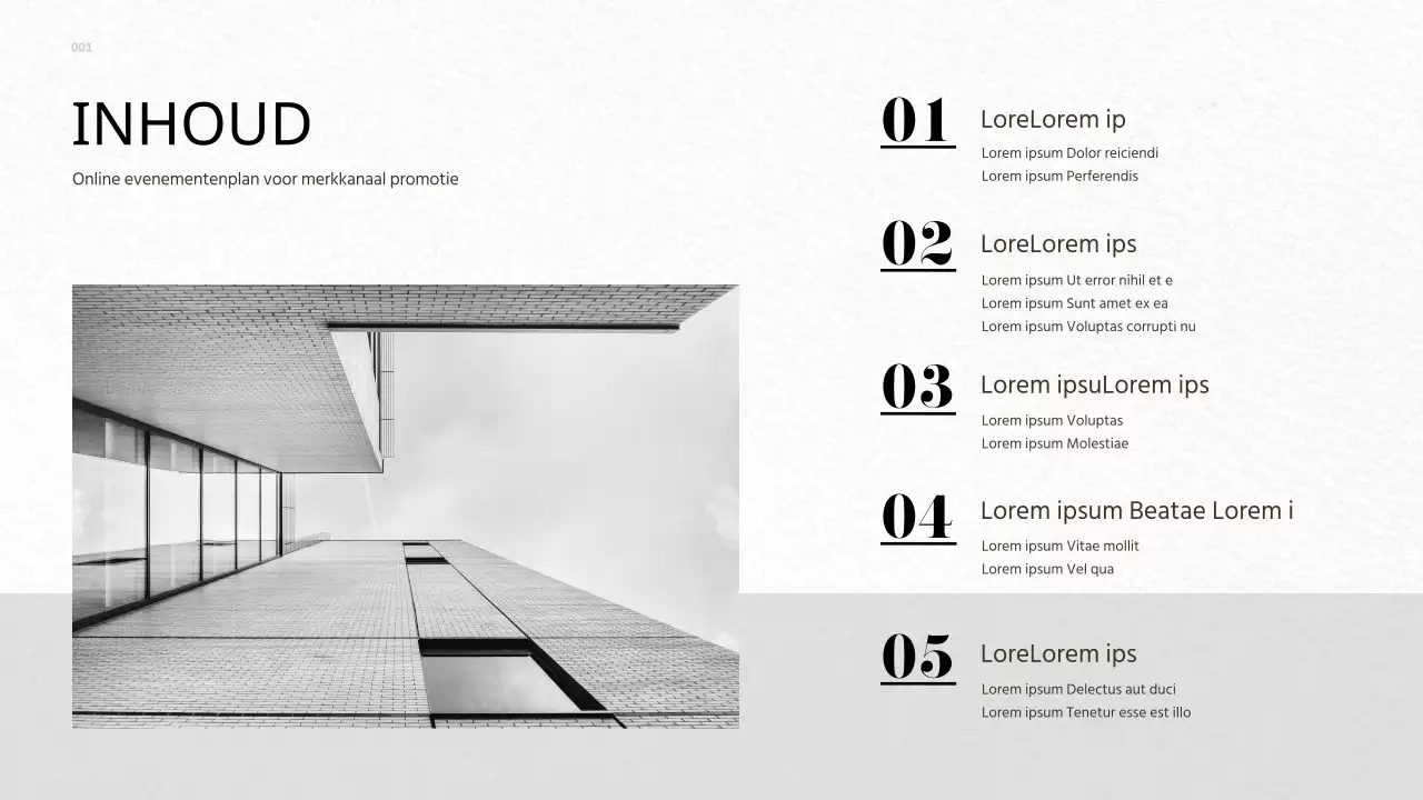 Voorstel voor een online evenement om de Grey-merkkanalen te promoten