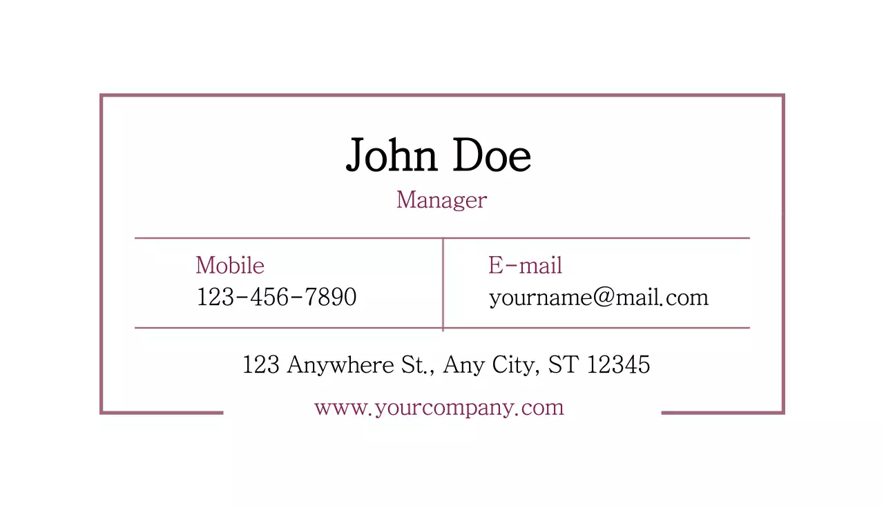 Pink illustration simple cafe