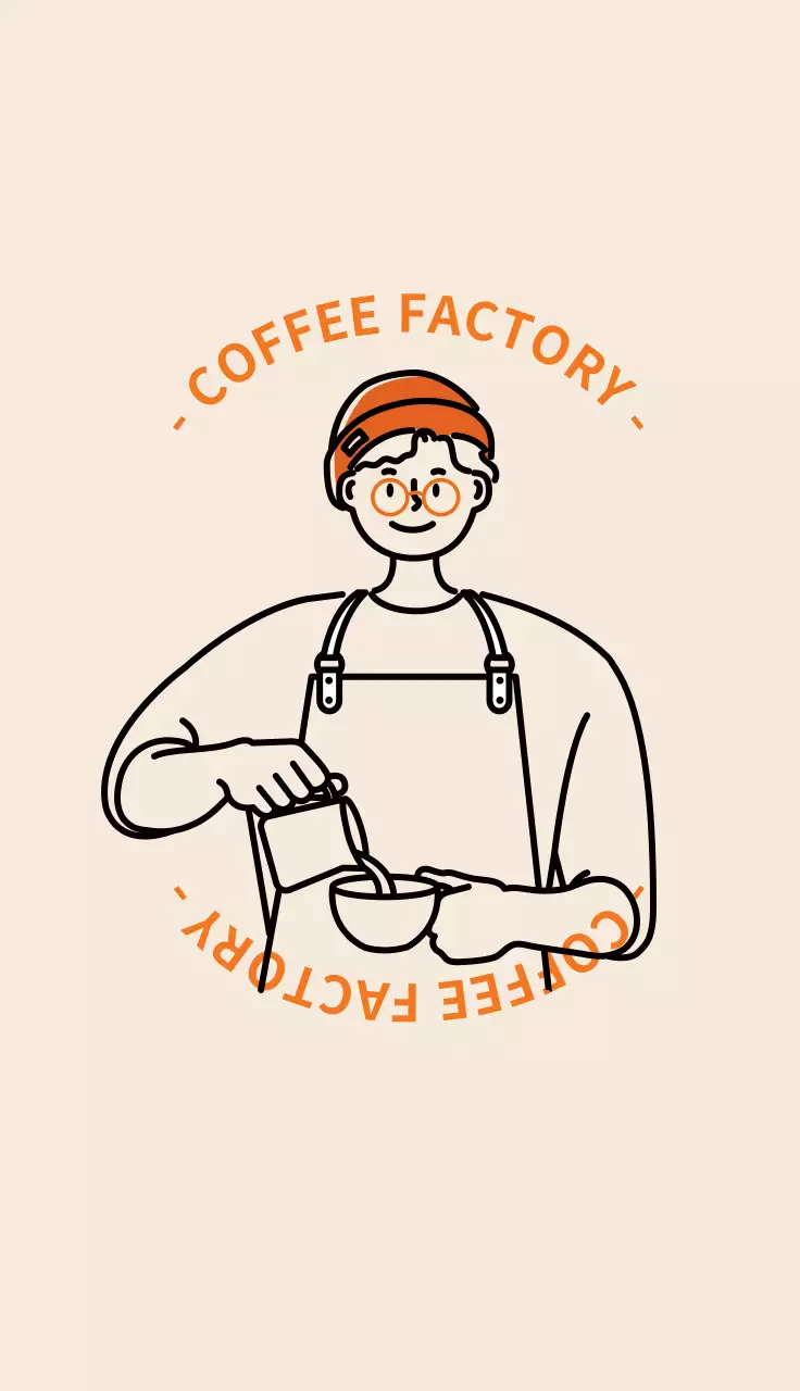 Cartão de visita de café barista