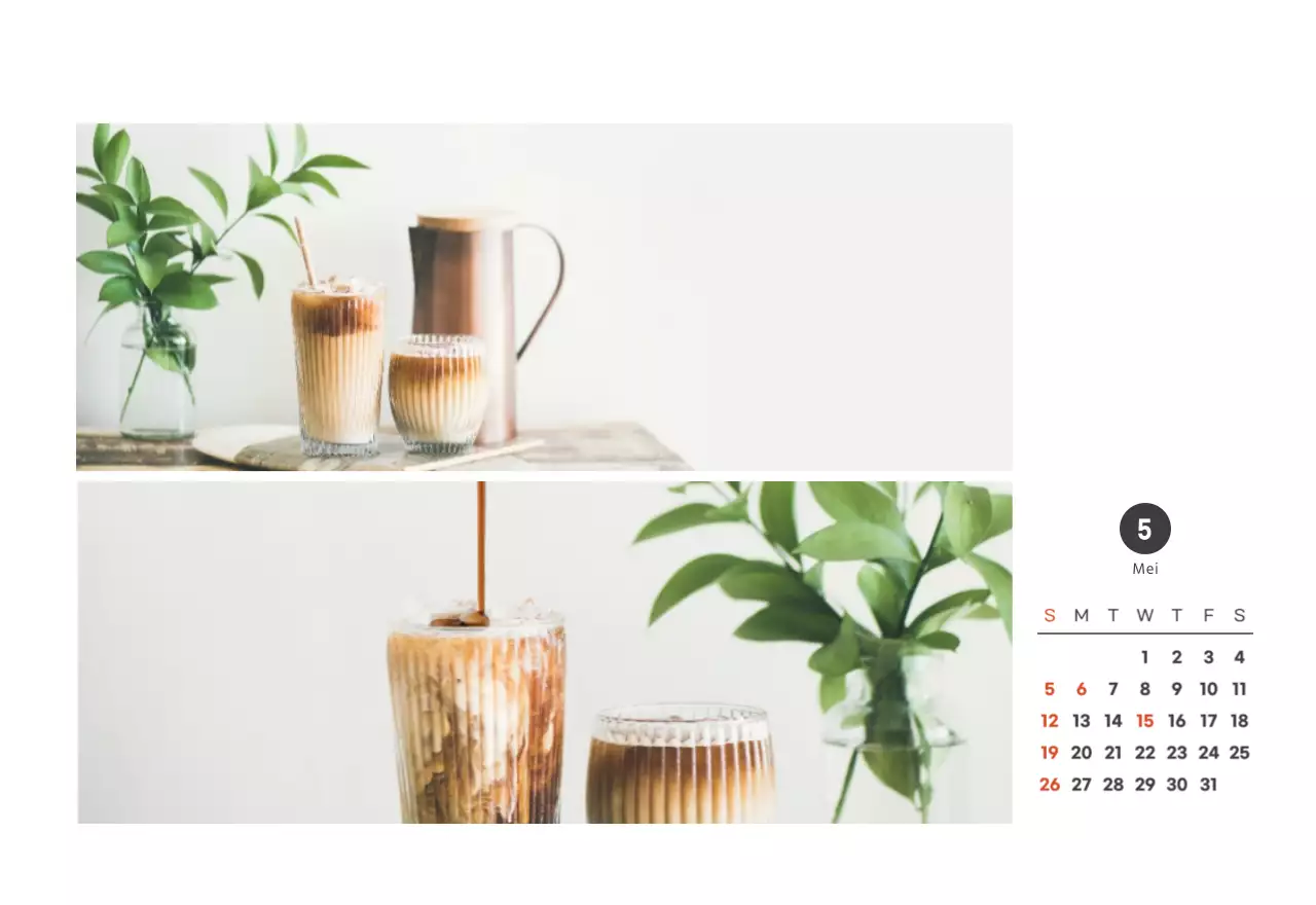 Een wit en bruin sentimenteel café