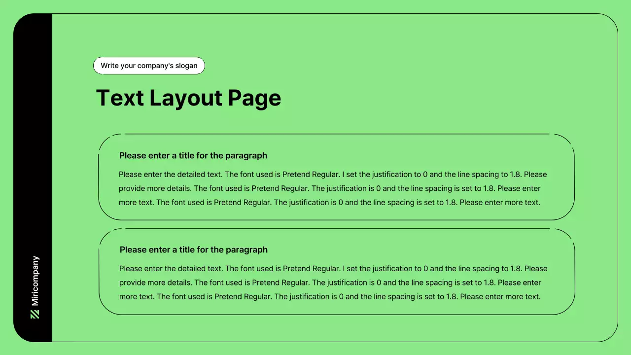 Business illustration with simple lines and green color