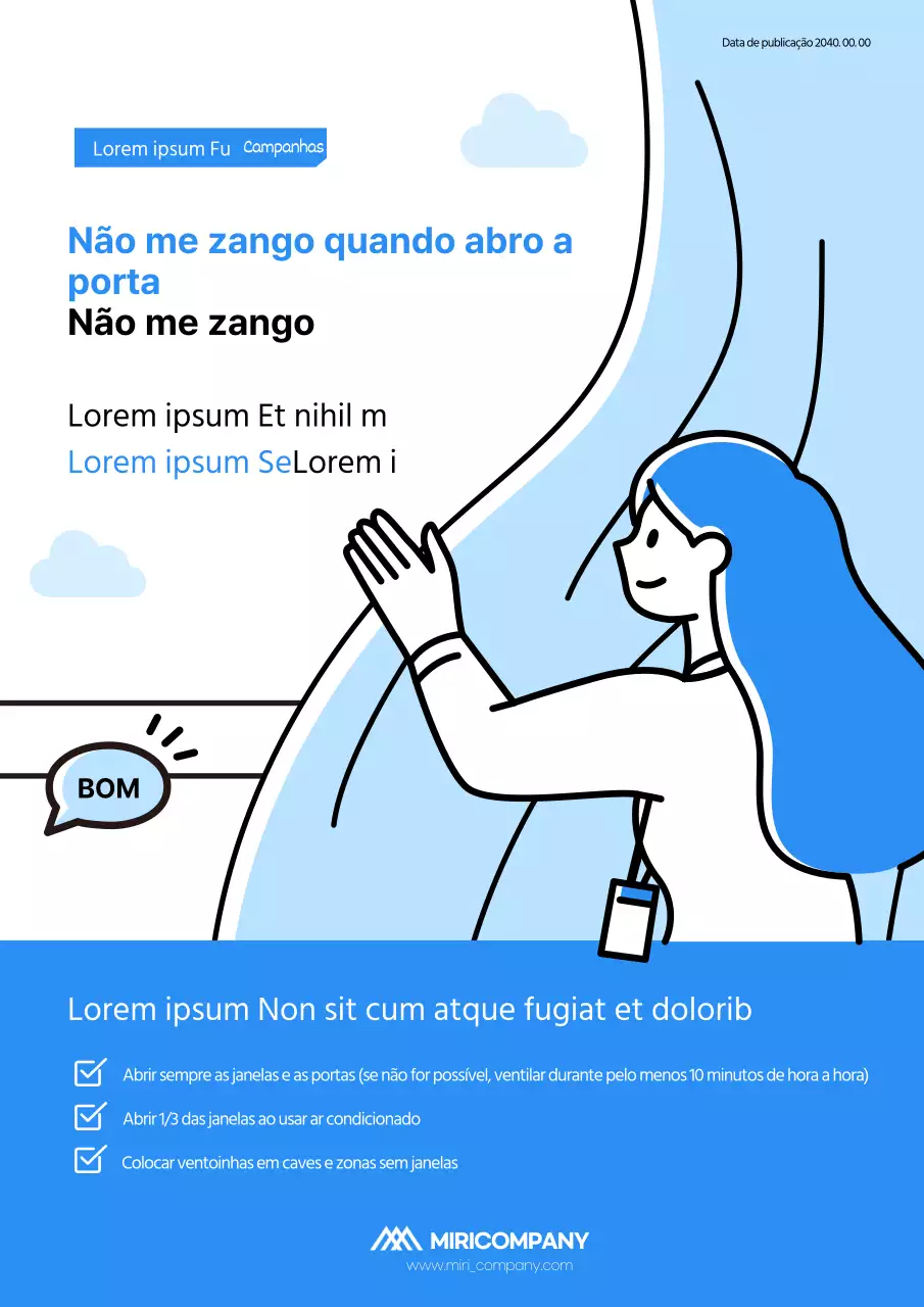 Ilustração gira organização cultura cartaz web cartaz retrato em tons de azul claro