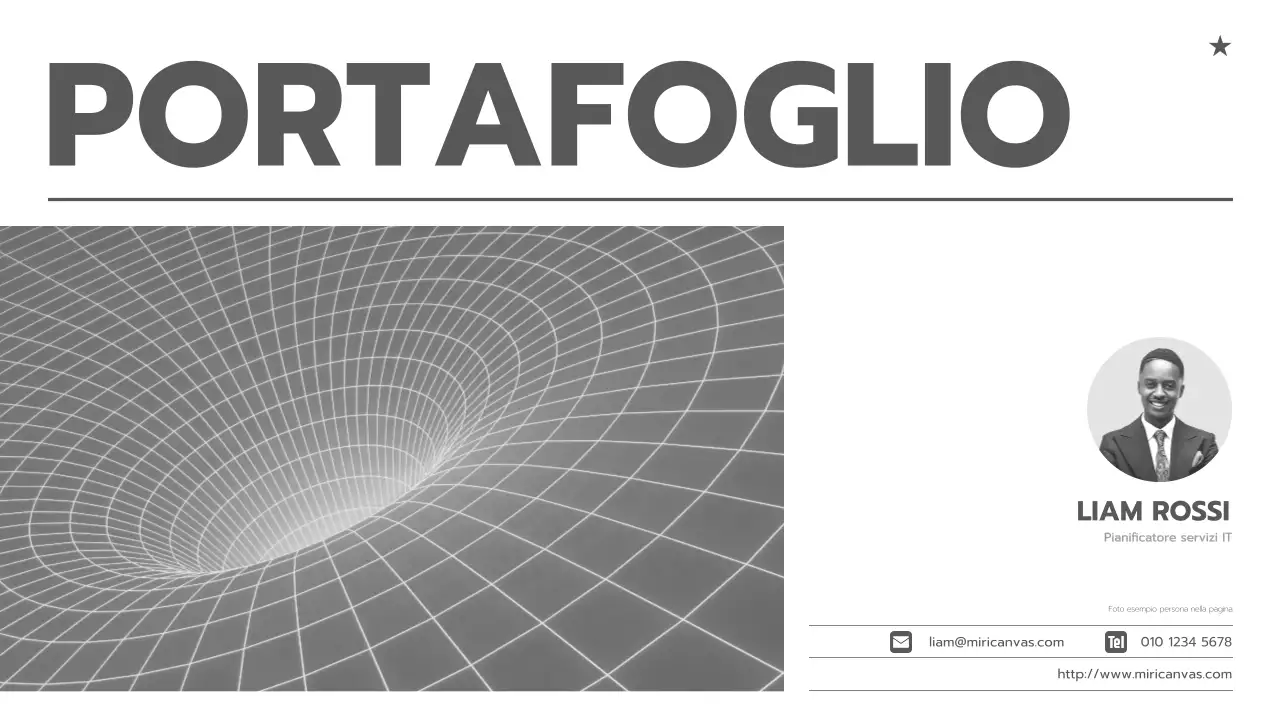 Una cartella planner pulita con un motivo in bianco e nero in bianco e grigio