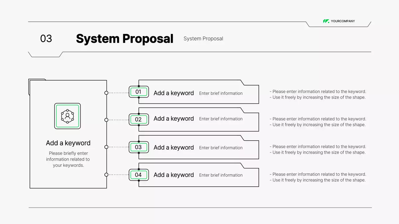 White Modern System Proposal Document Presentation