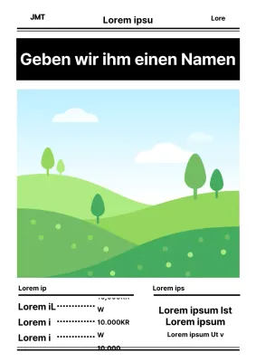 Einfaches Menü Board Mockup