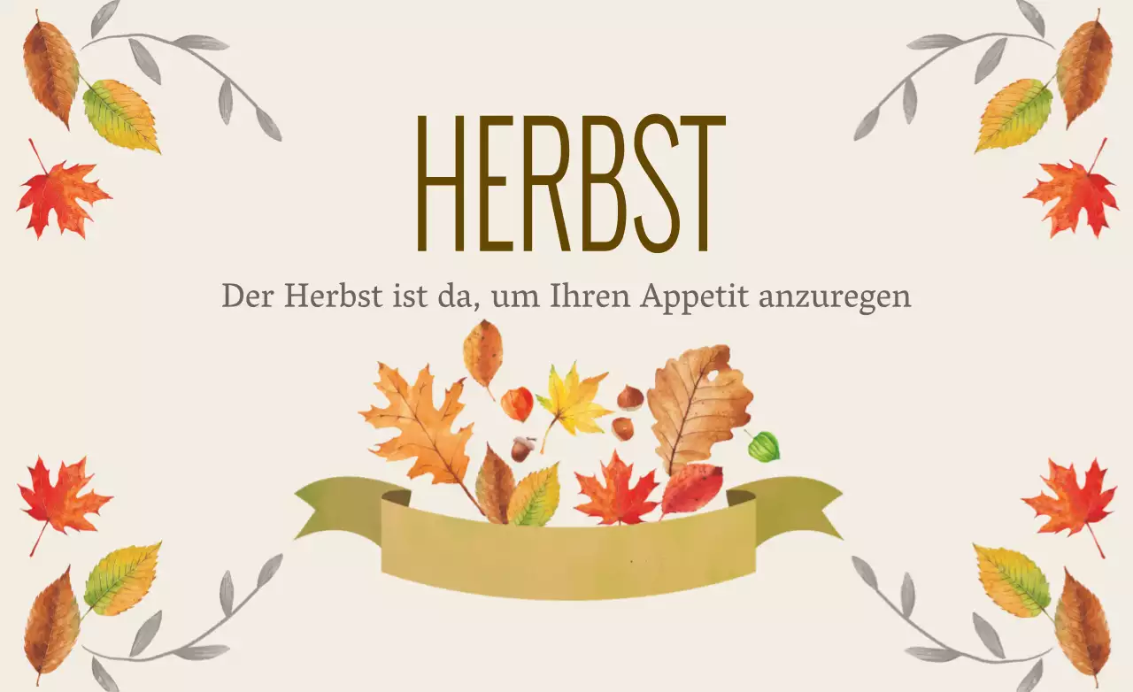 Veranstaltungen im Herbst