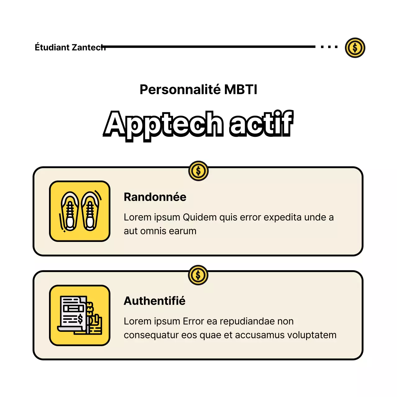 T-shirts d'étudiants avec de jolies illustrations jaunes