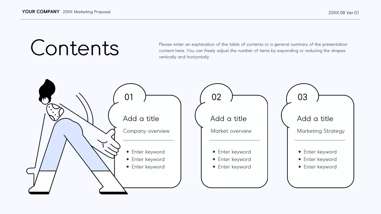 White Modern Marketing Plan Presentation