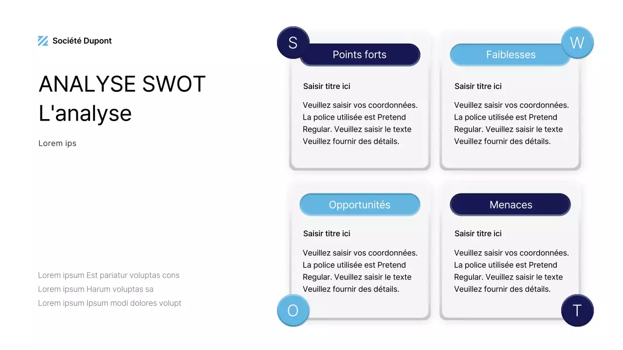 Kit de style UX UI avec une sensation tridimensionnelle en bleu clair et bleu marine