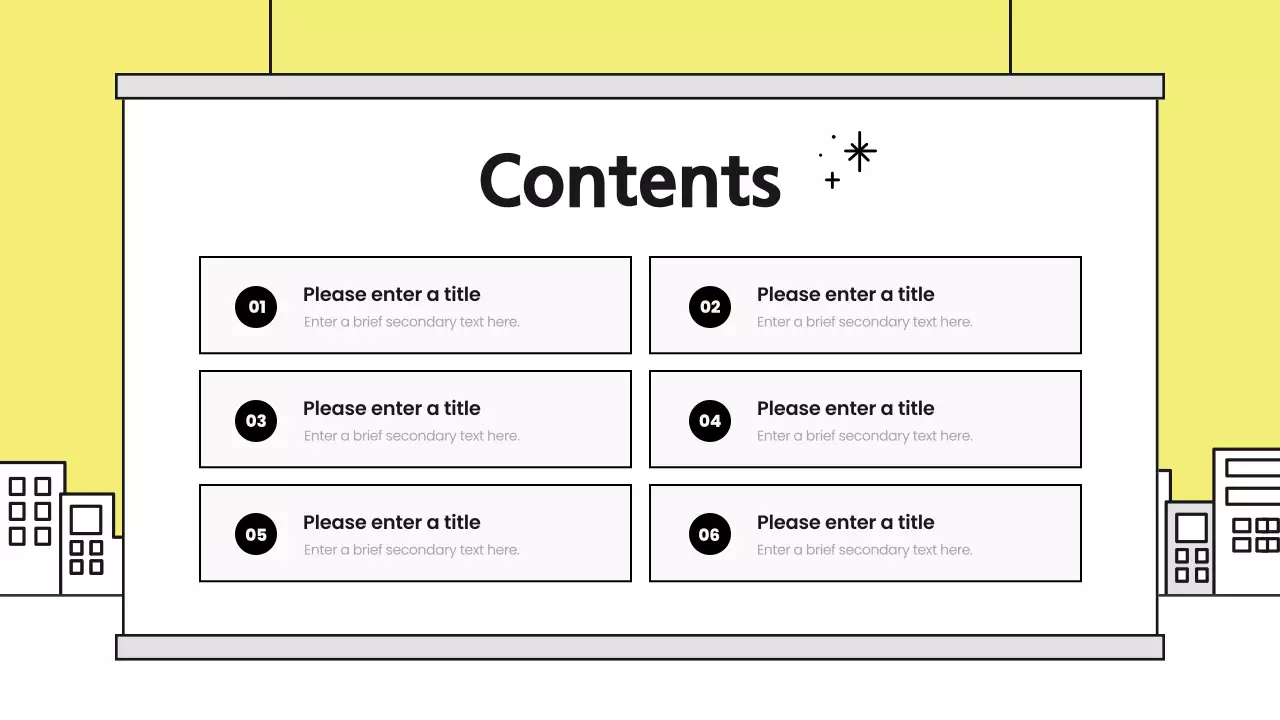 Yellow Minimal Market Report Presentation