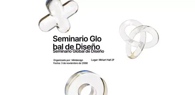 Un seminario de diseño colorido, sencillo y moderno