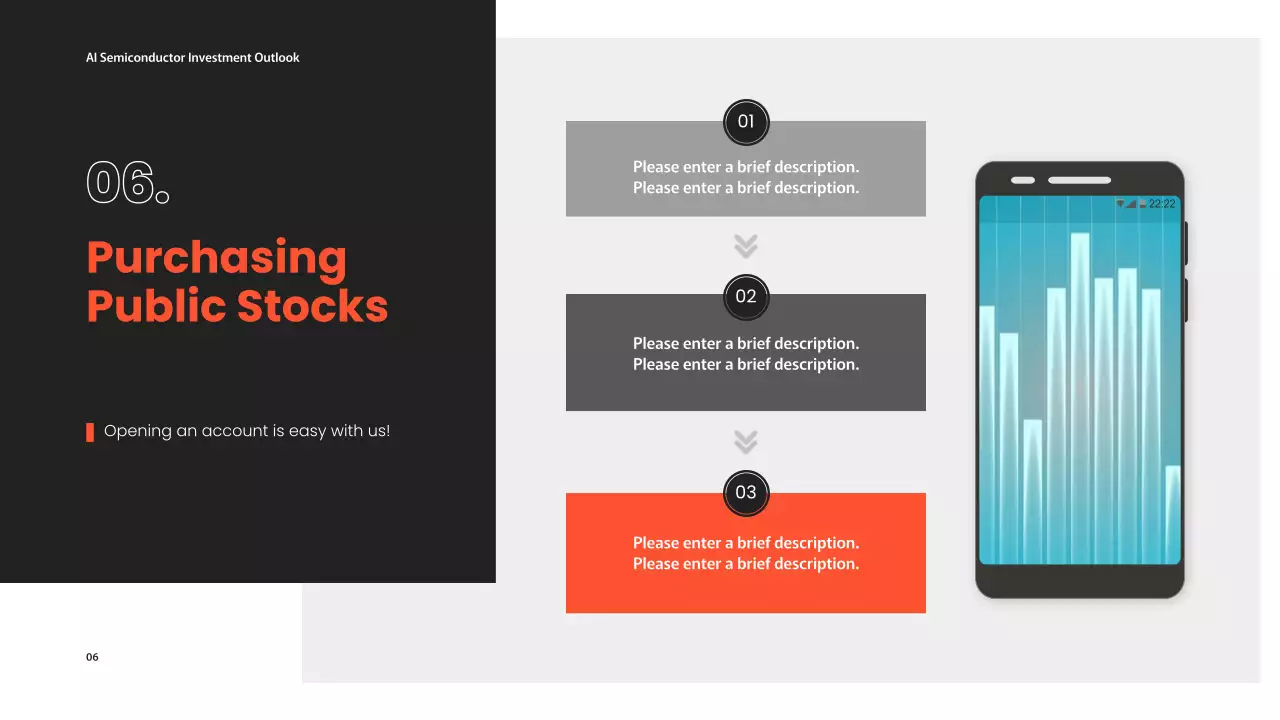 Presentasi Laporan Investasi Modern Hitam