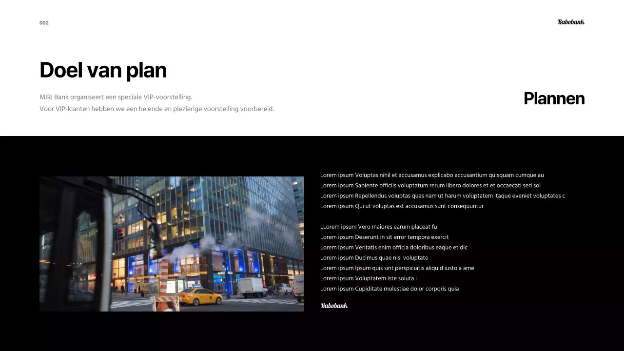 Een eenvoudige zwart-wit festivalsetlist