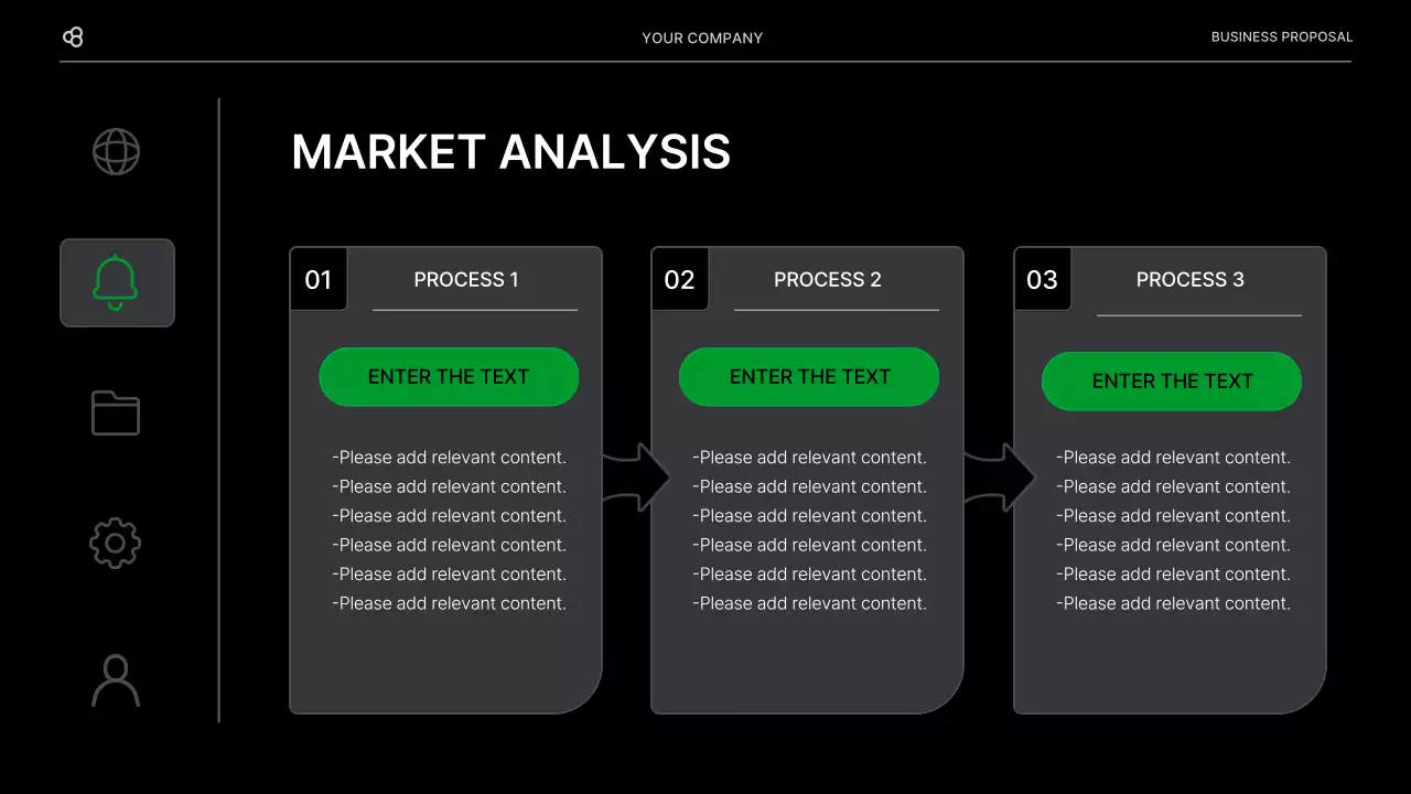 Black Modern Business Proposal Document Presentation